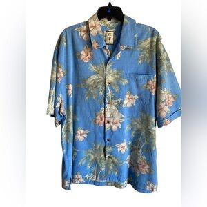 Jamaica Jaxx 100% Silk Men’s XXL Aloha Luau Shirt Authentic Island Style EUC
